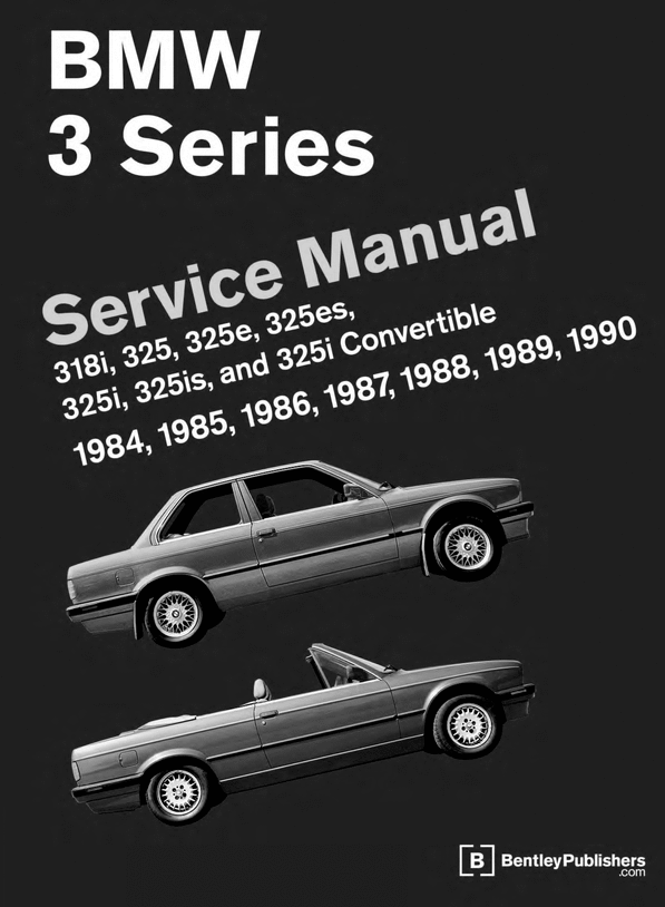 Product picture BMW 318i 325 325e 325es 325i 325is 1984-1990 WORKSHOP MANUAL
